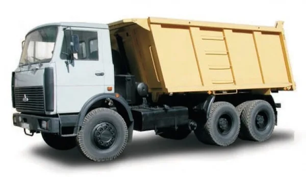 Самосвал МАЗ 551605 грузоподъемностью 20 тонн
