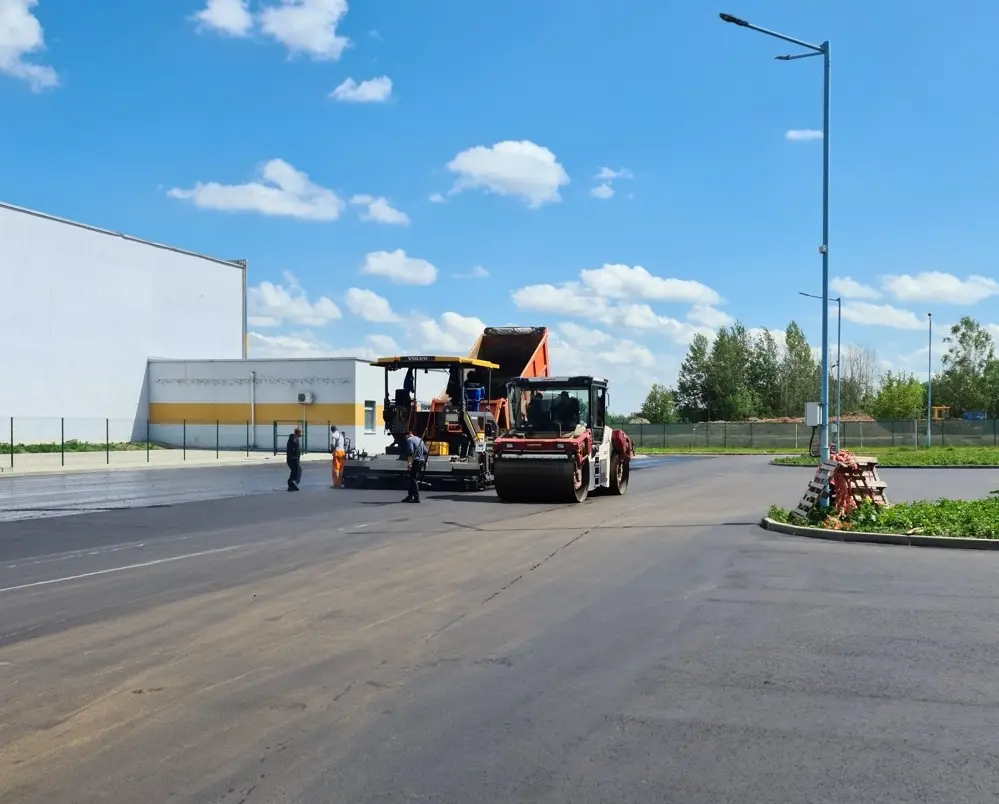 Дорожные работы в Минске - асфальтирование