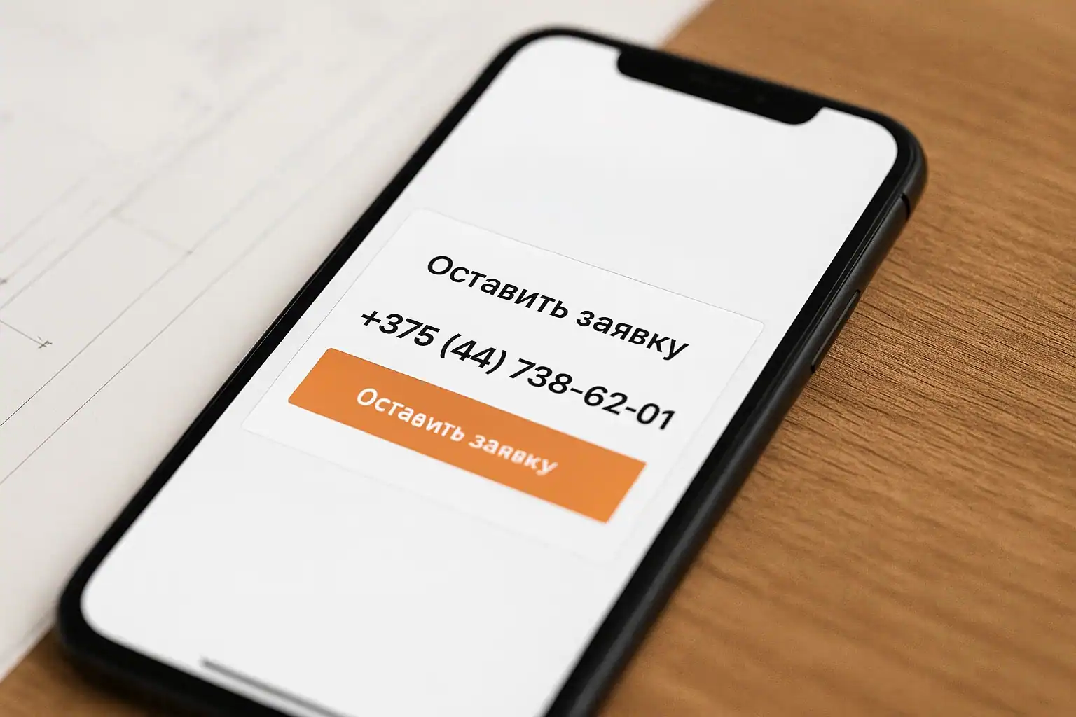 Заявка на земляные работы через телефон или онлайн-форму