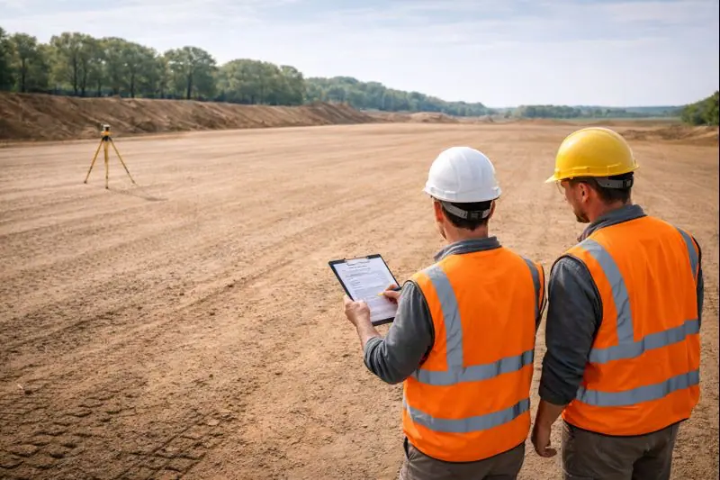 Сдача планировки территории — проверка отметок и передача закрывающих документов заказчику