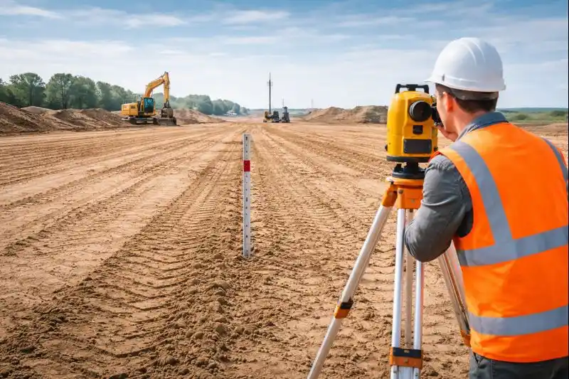 Вертикальная планировка территории в Минске по отметкам и уклонам с геодезическим контролем