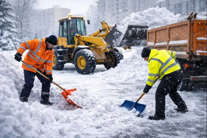 Ручная уборка снега с погрузкой и вывозом в Минске