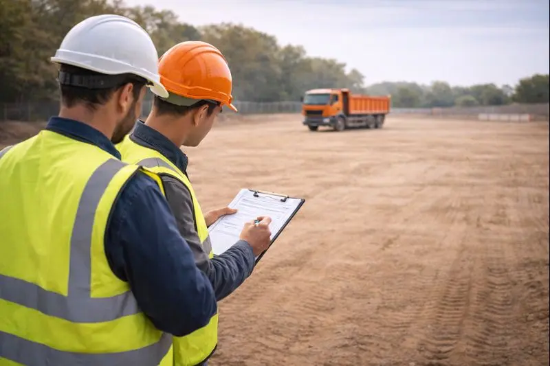 Сдача работ по вывозу грунта: проверка результата и оформление документов