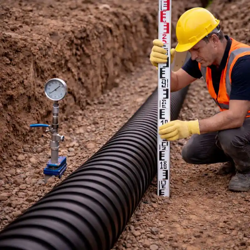 Проверка и испытания инженерных сетей в Минске — контроль уклонов и герметичности
