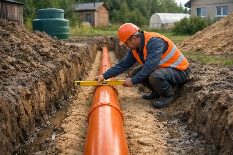 Устройство канализации при высоком уровне грунтовых вод на участке