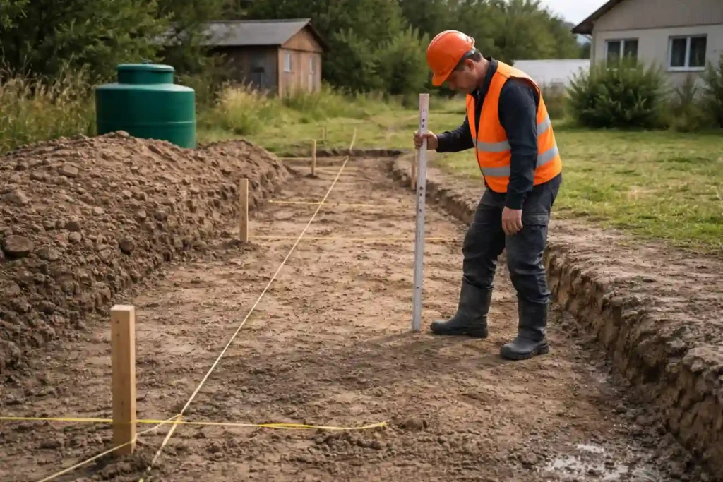 Оценка условий участка для устройства канализации при высоком уровне грунтовых вод