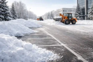 Уборка снега в Минске — механизированная очистка дорог и территорий