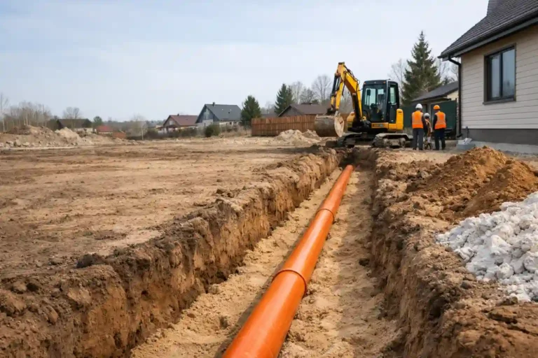 Устройство автономной канализации на участке в Минске