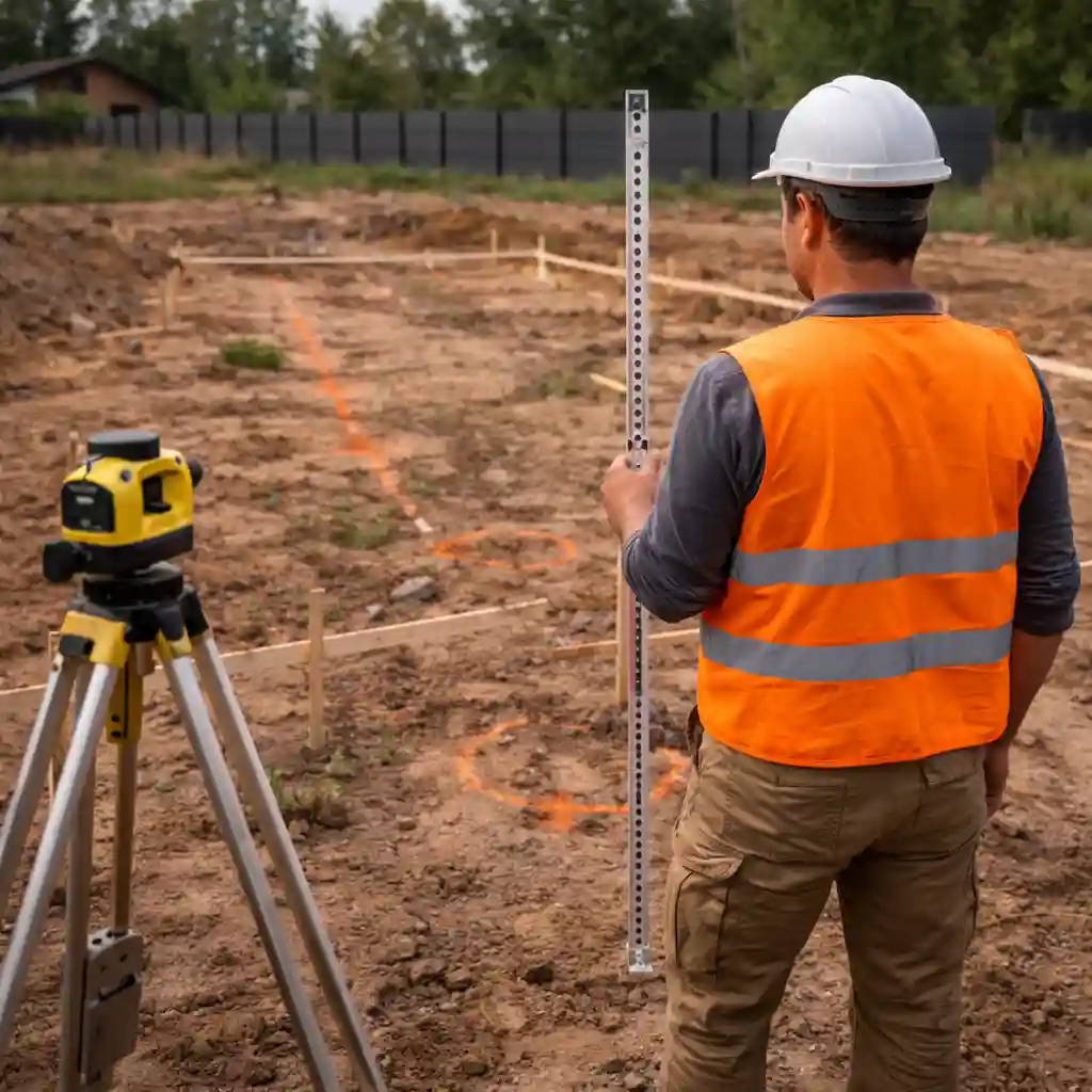 Уточнение условий на участке перед устройством наружной канализации в Минске