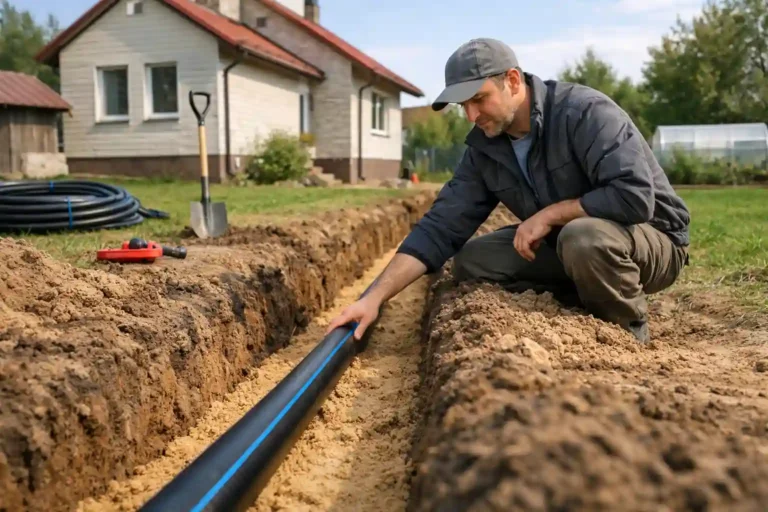 Прокладка водопровода своими руками на участке
