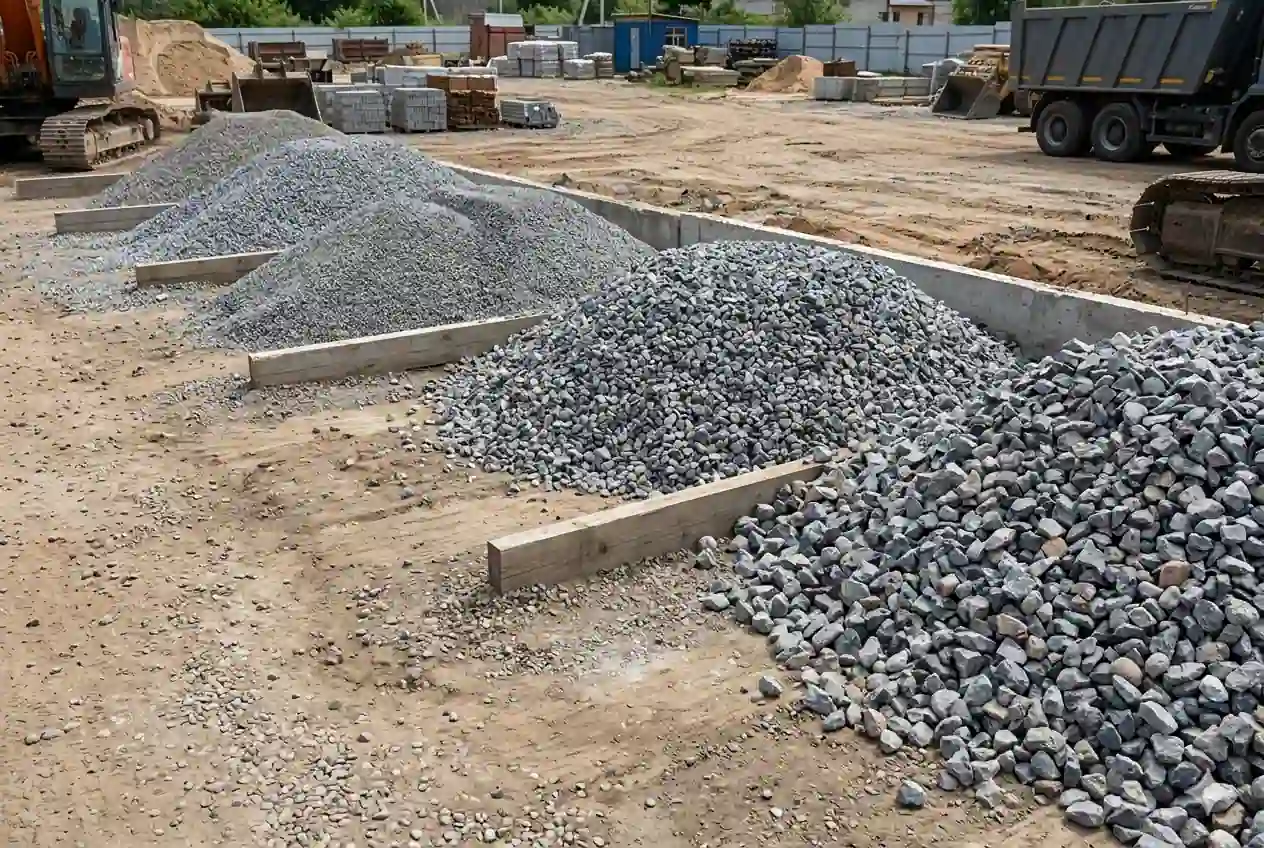 Какой щебень выбрать для дороги, парковки, въезда на участок и подушки под плитку