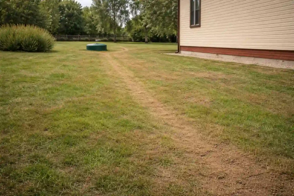 Готовая канализация после устройства своими руками